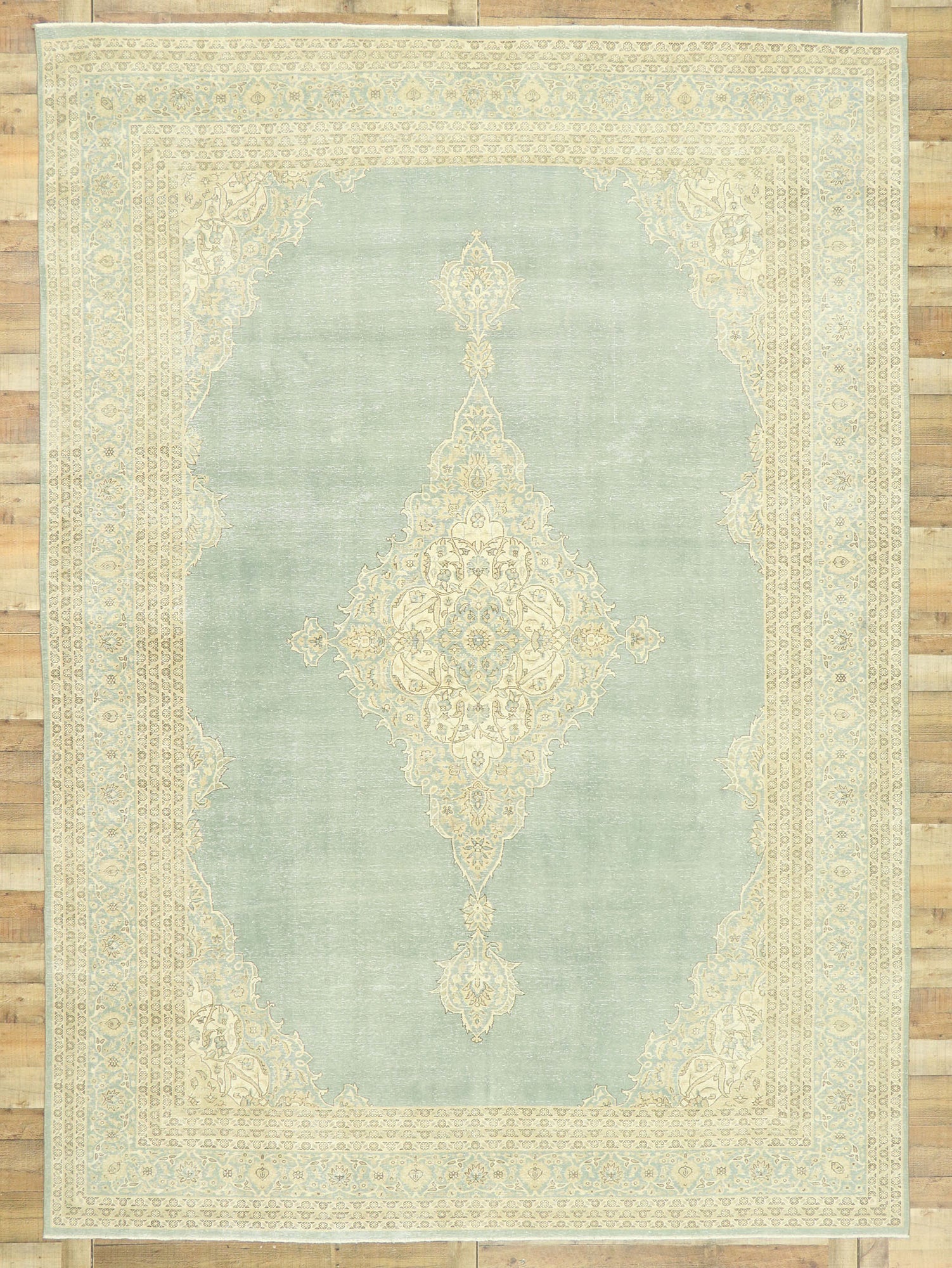 9 x 13 Vintage Turkish Sivas Rug 52976
