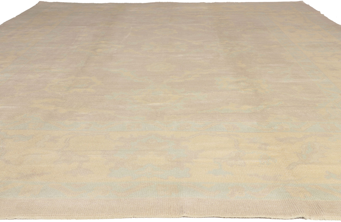 9 x 14 Muted Turkish Oushak Rug 53161