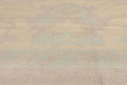 9 x 14 Muted Turkish Oushak Rug 53161