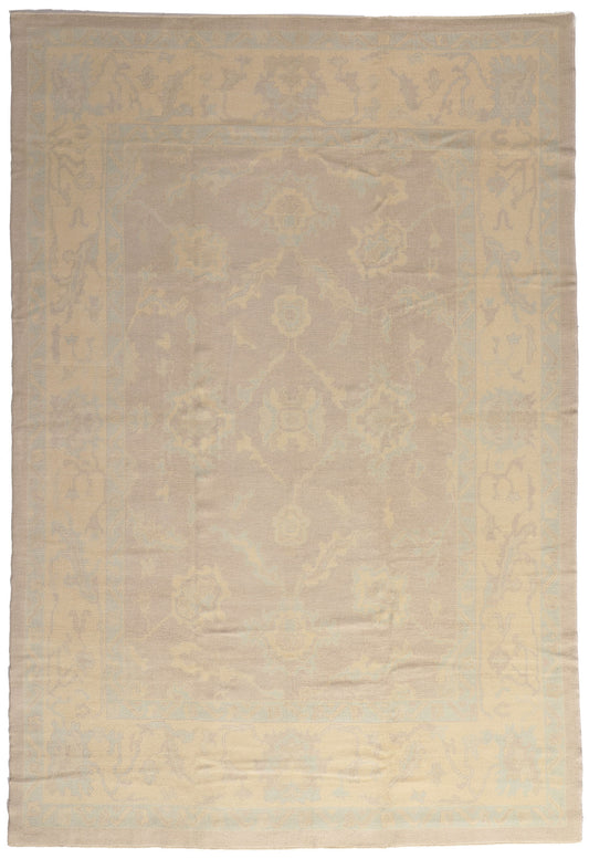 9 x 14 Muted Turkish Oushak Rug 53161