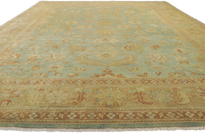 9 x 14 Vintage-Inspired Oushak Rug 30185