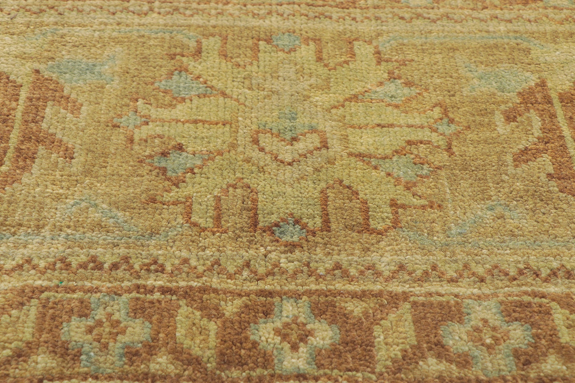 9 x 14 Vintage-Inspired Oushak Rug 30185