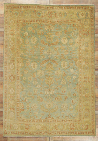 9 x 14 Vintage-Inspired Oushak Rug 30185