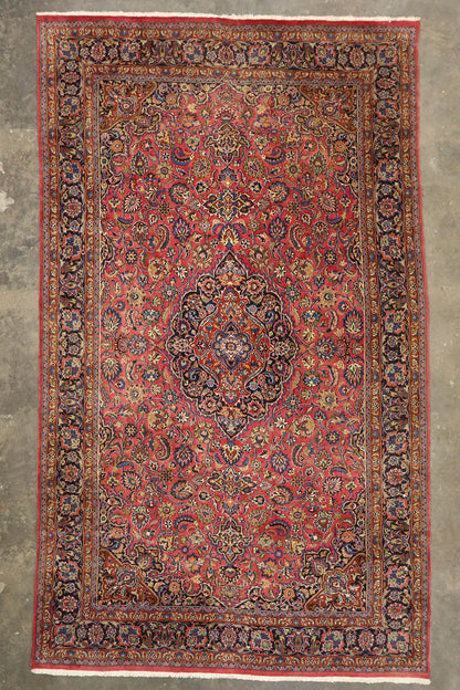 9 x 16 Vintage Persian Mashhad Rug 75202
