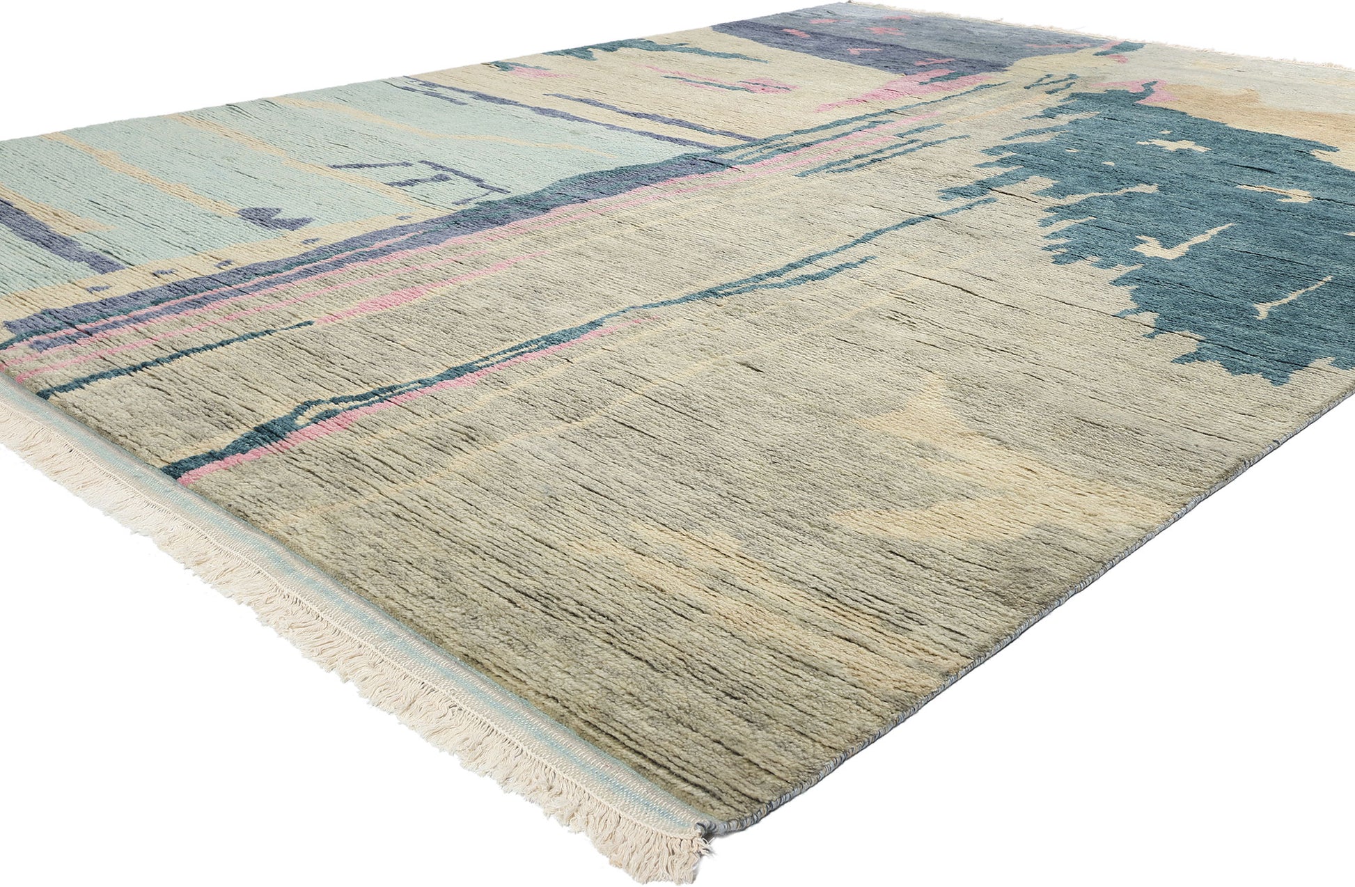 9 x 12 Abstract Biophilic Moroccan Rug 31275