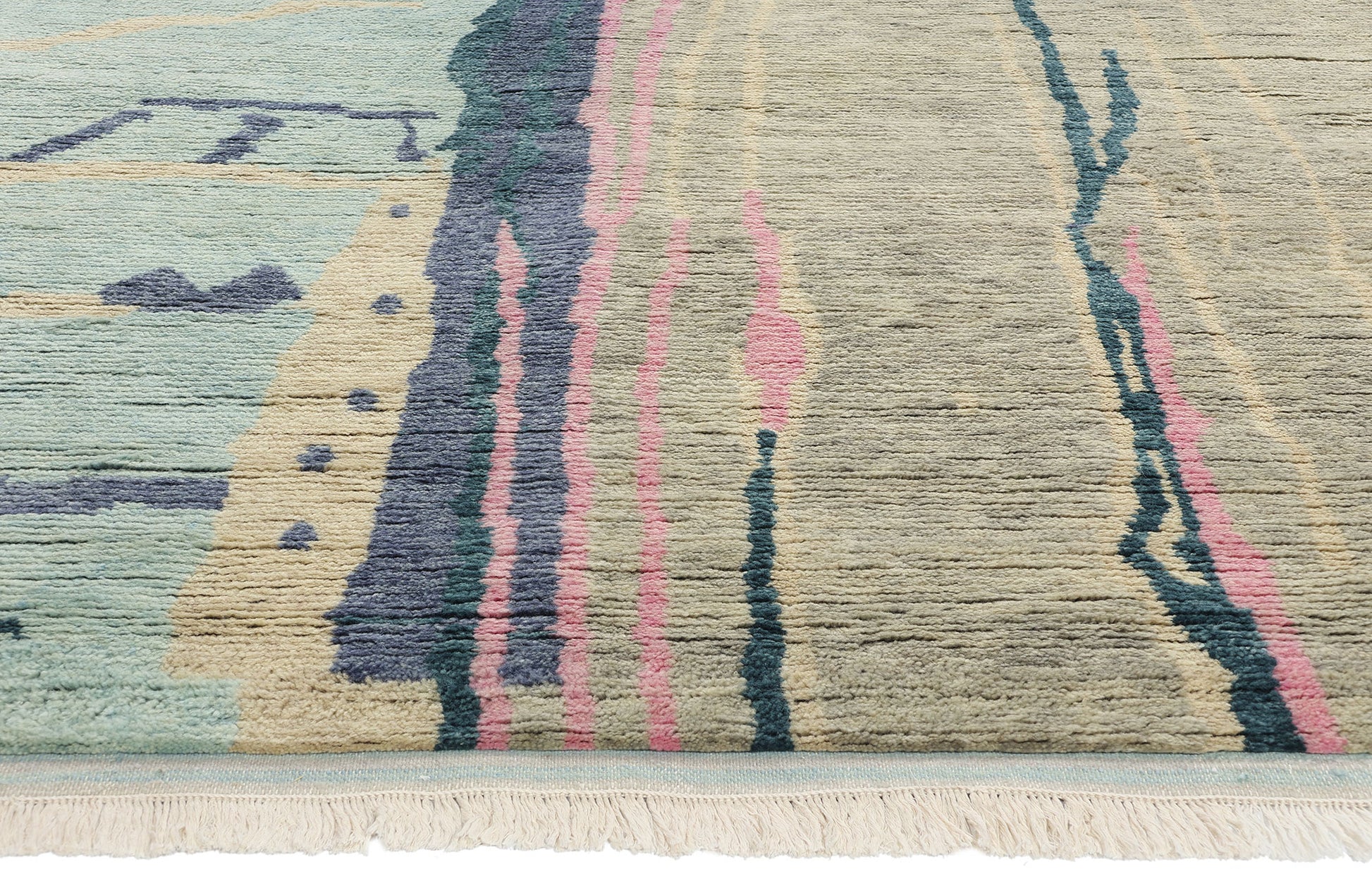 9 x 12 Abstract Biophilic Moroccan Rug 31275