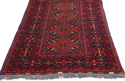 3 x 10 Vintage Afghan Baluch Rug 77009
