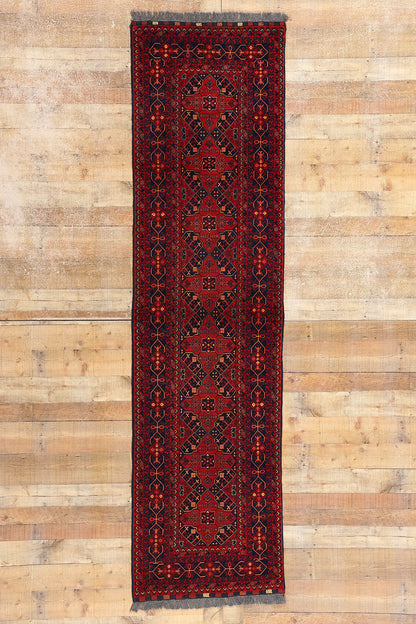 3 x 10 Vintage Afghan Baluch Rug 77009