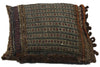 1 x 1 Antique Afghan Rug Pillow 74587