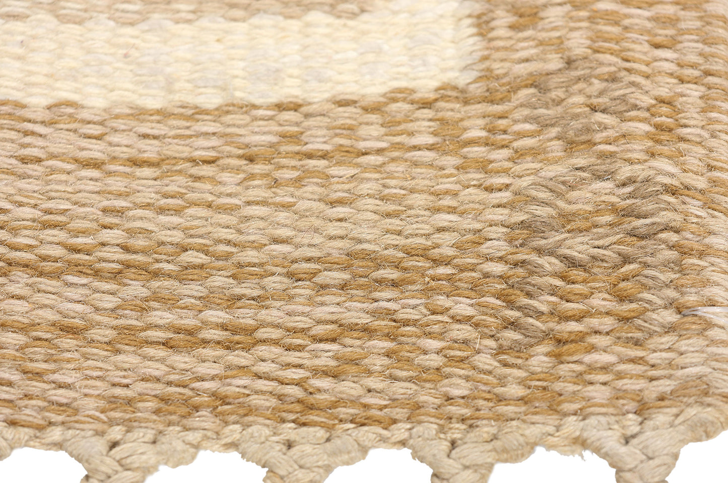 4 x 7 Anna Johanna Angstrom Vintage Swedish Rollakan Rug 78254