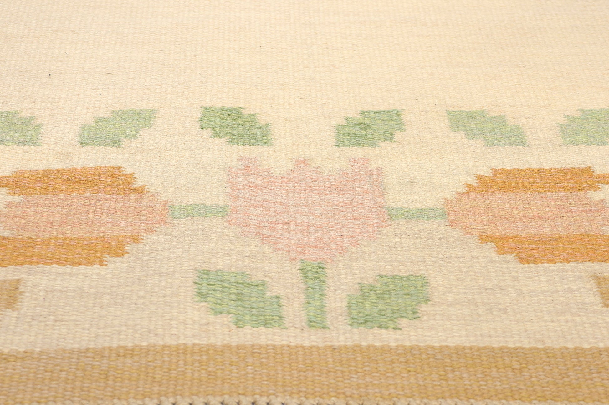 5 x 8 Anne Marie Boberg Vintage Swedish Rollakan Rug 78835