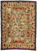 9 x 12 Antique American Hooked Rug 74176