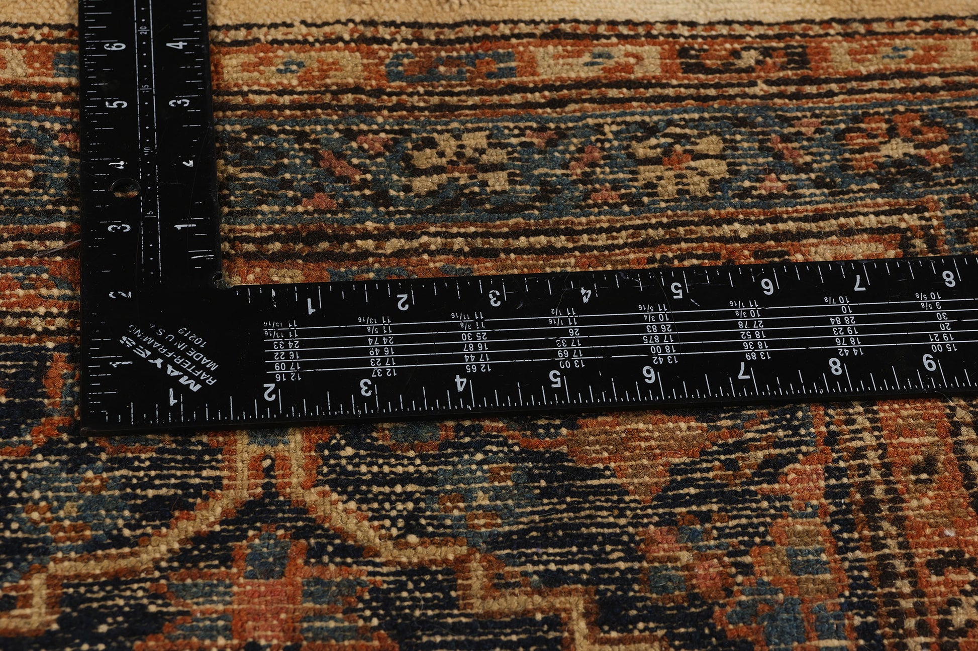 3 x 4 Antique Black Persian Hamadan Rug 78737