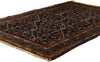 3 x 4 Antique Black Persian Hamadan Rug 78737