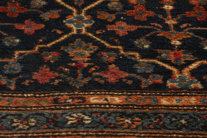 3 x 4 Antique Black Persian Hamadan Rug 78737