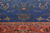 11 x 17 Antique Blue Indian Agra Rug 90027