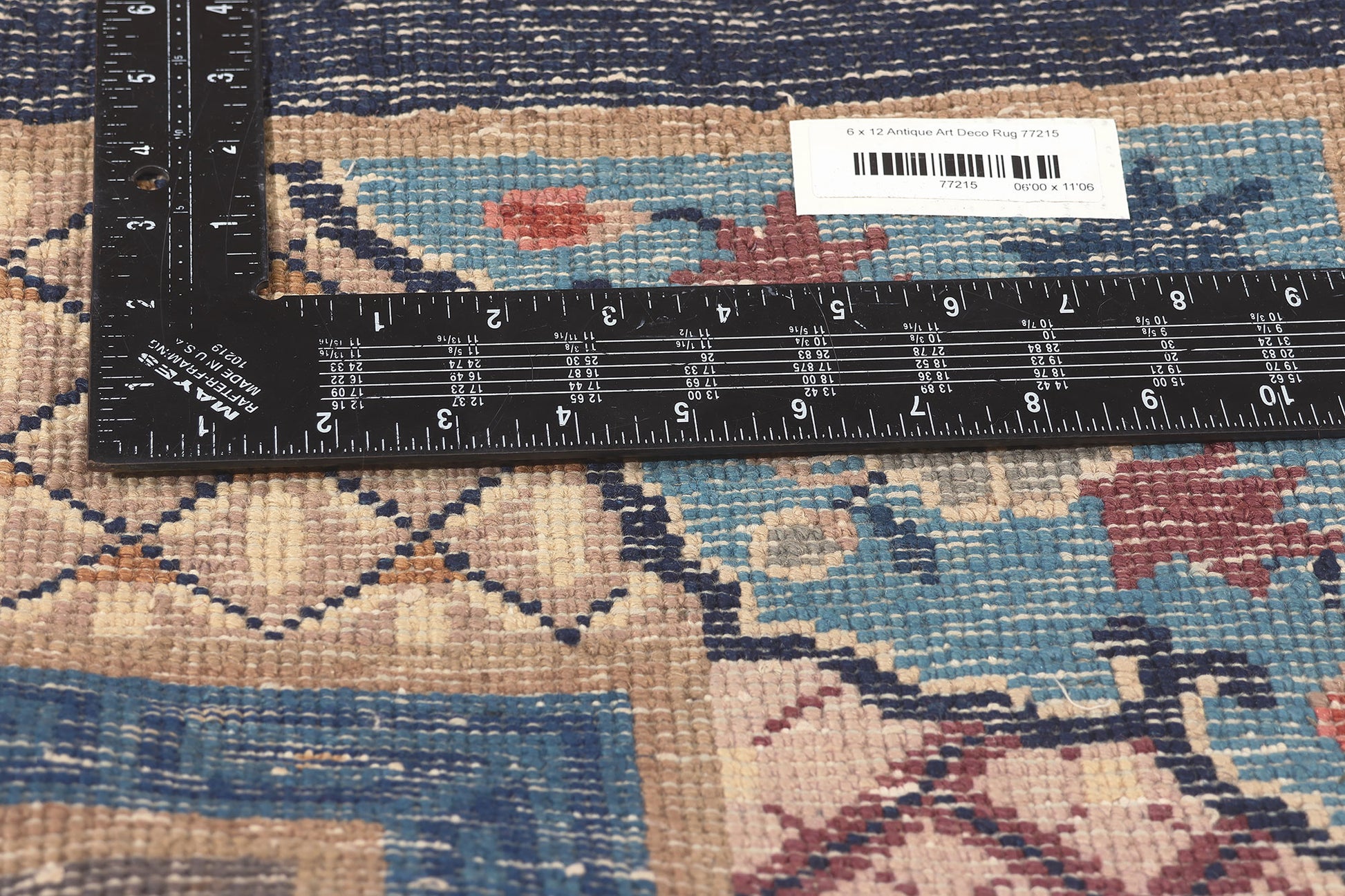 6 x 12 Antique Chinese Pictorial Baotou Rug 77215