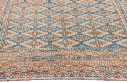 5 x 7 Antique Persian Turkoman Rug 61269