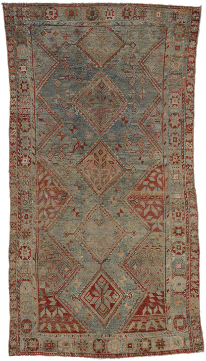 5 x 8 Antique Persian Shiraz Rug 52455