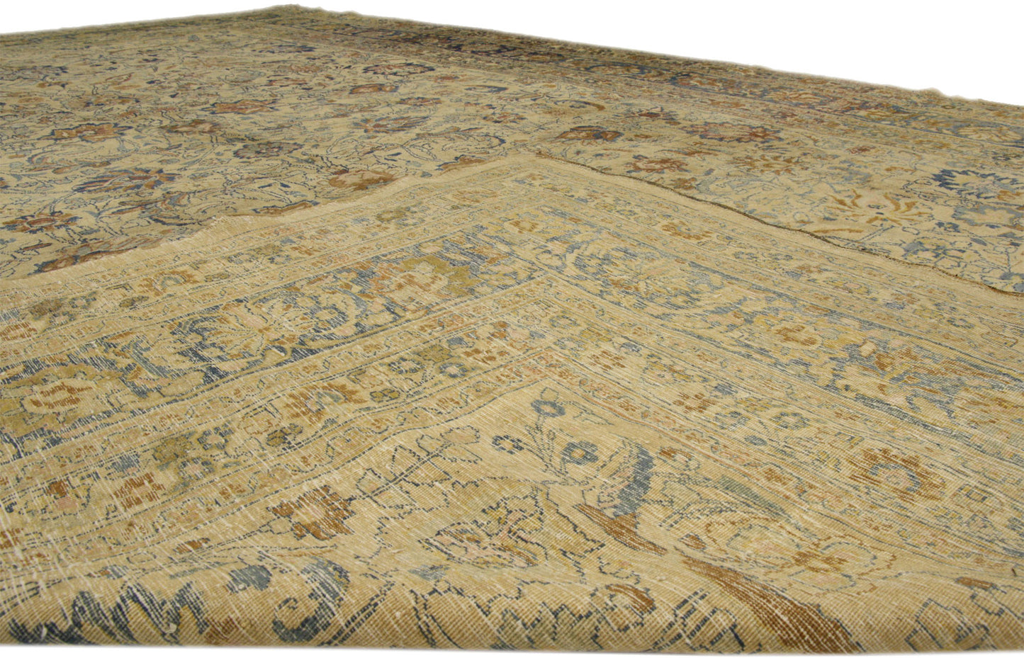 11 x 16 Antique Persian Mashhad Rug 72983