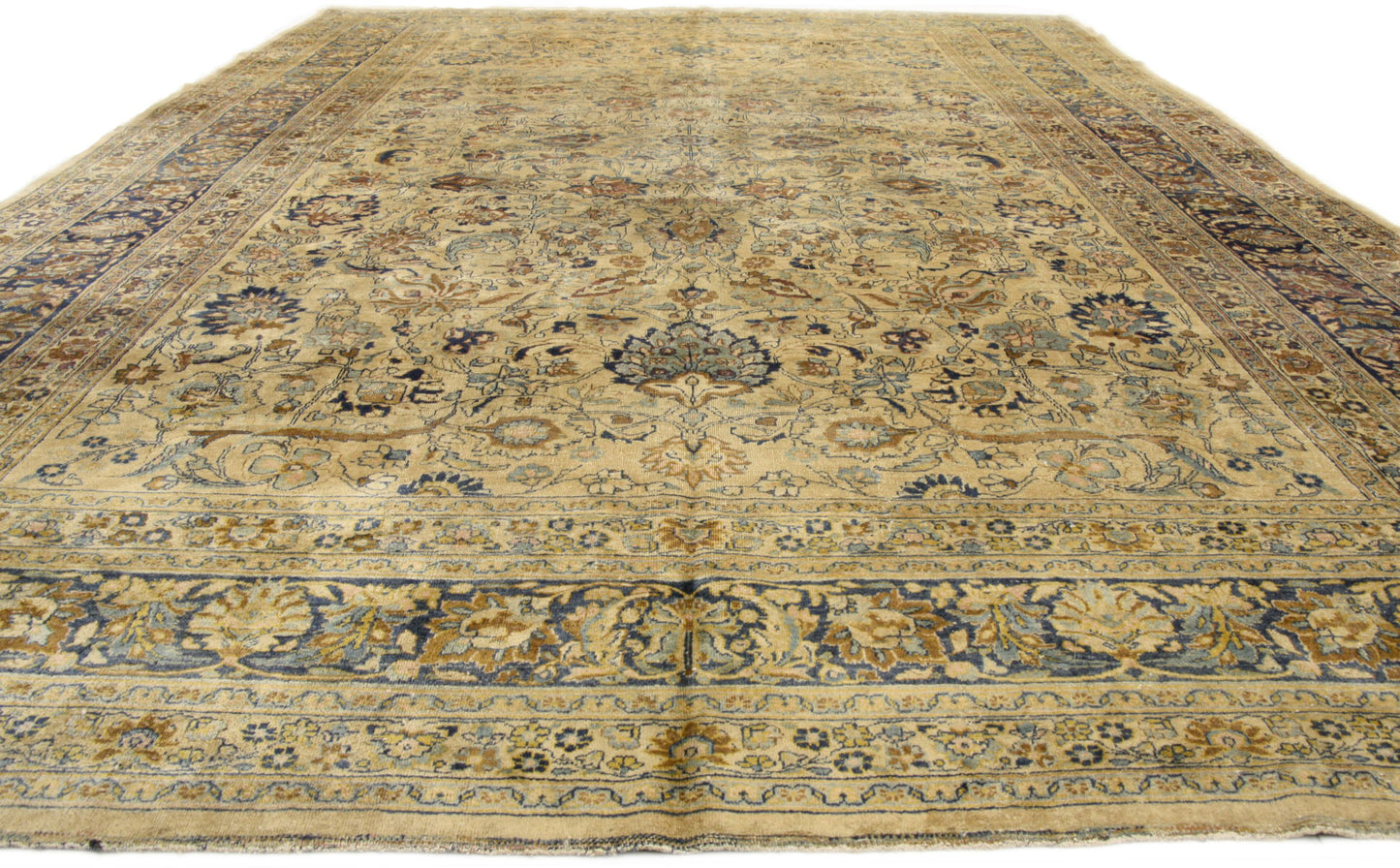 11 x 16 Antique Persian Mashhad Rug 72983
