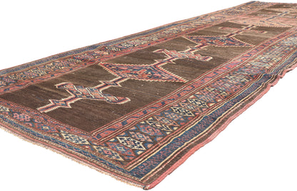 4 x 13 Antique Persian Sarab Rug 61262