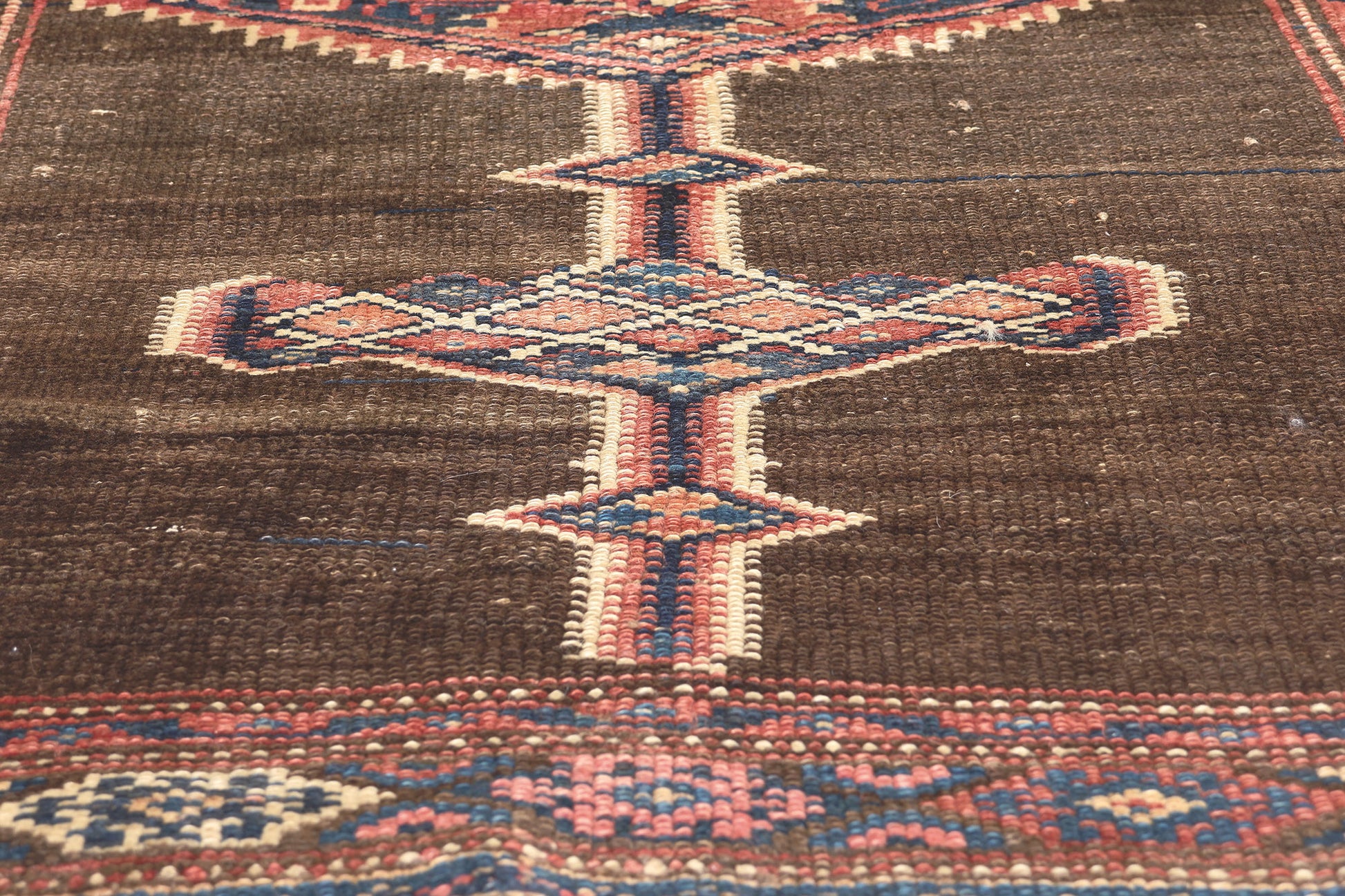 4 x 13 Antique Persian Sarab Rug 61262