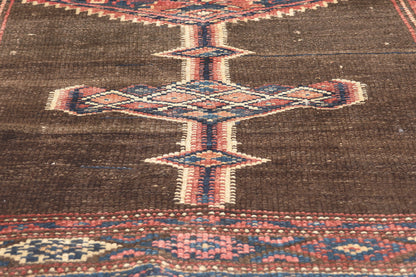 4 x 13 Antique Persian Sarab Rug 61262