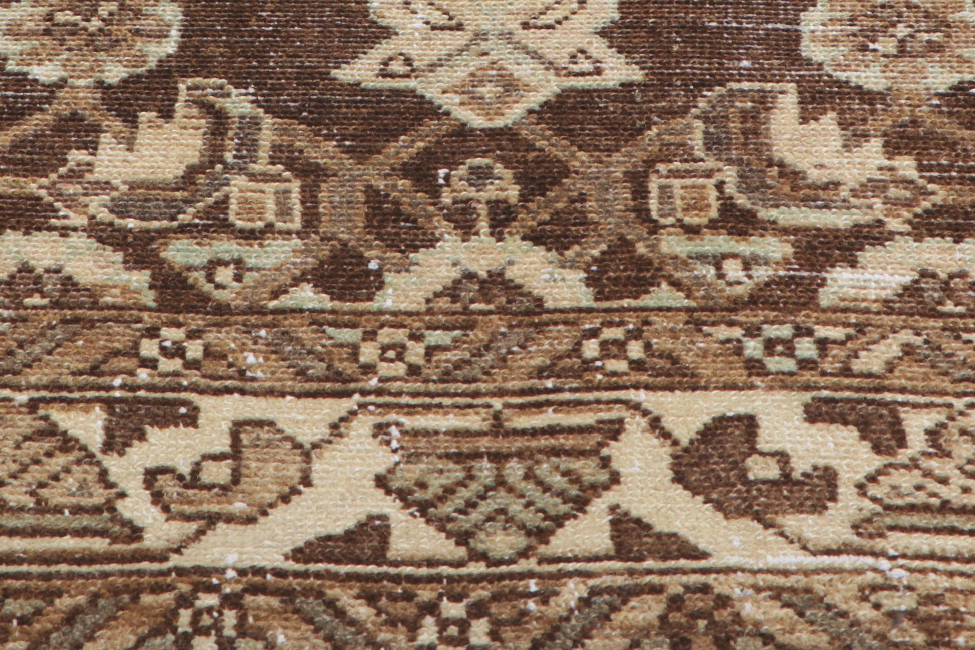 4 x 7 Antique Brown Persian Malayer Rug 60971