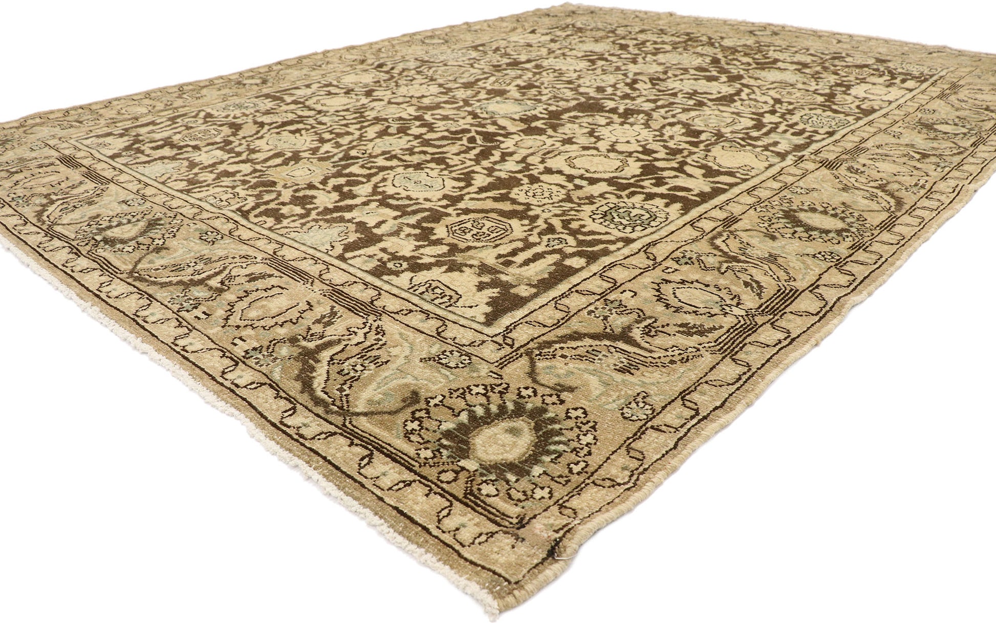7 x 10 Antique Persian Malayer Rug 60944