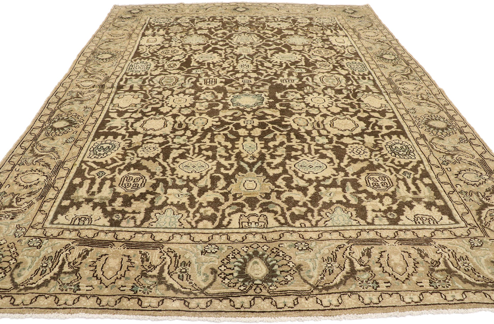 7 x 10 Antique Persian Malayer Rug 60944