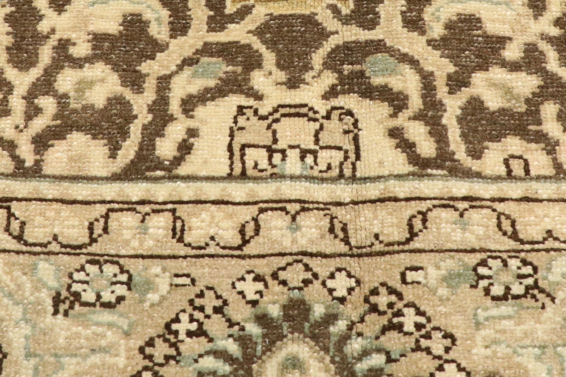 7 x 10 Antique Persian Malayer Rug 60944