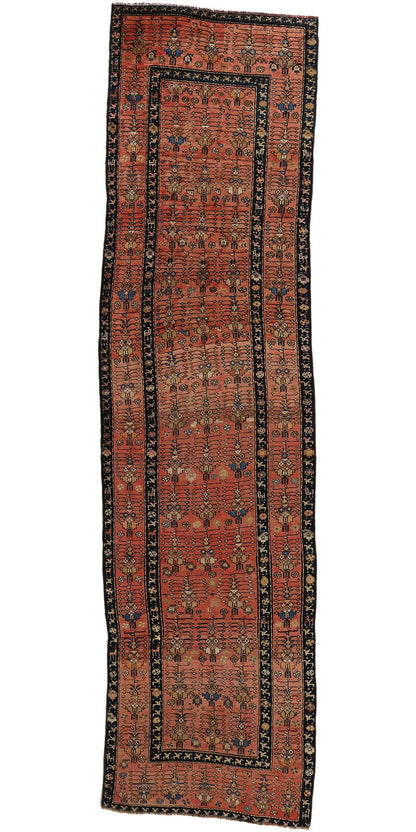 4 x 14 Antique Caucasian Karabagh Rug 53878