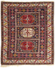 4 x 5 Antique Caucasian Kazak Rug 78813