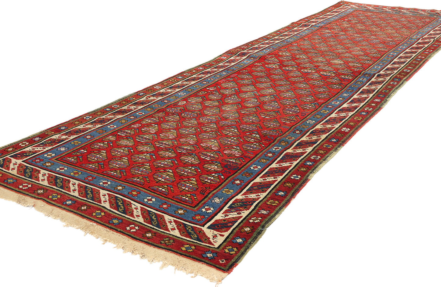 3 x 11 Antique Caucasian Shirvan Rug 73231