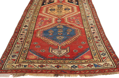 3 x 12 Antique Caucasian Shirvan Rug 72401