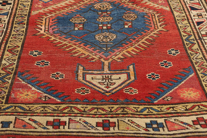 3 x 12 Antique Caucasian Shirvan Rug 72401