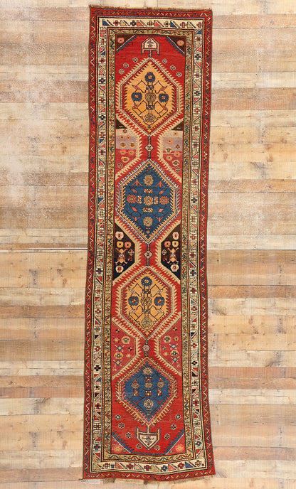3 x 12 Antique Caucasian Shirvan Rug 72401