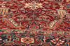 8 x 10 Antique Persian Dragon Serapi Heriz Rug 78767
