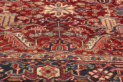 8 x 10 Antique Persian Dragon Serapi Heriz Rug 78767