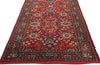 3 x 11 Antique European Red Floral Machine-Made Rug 73163