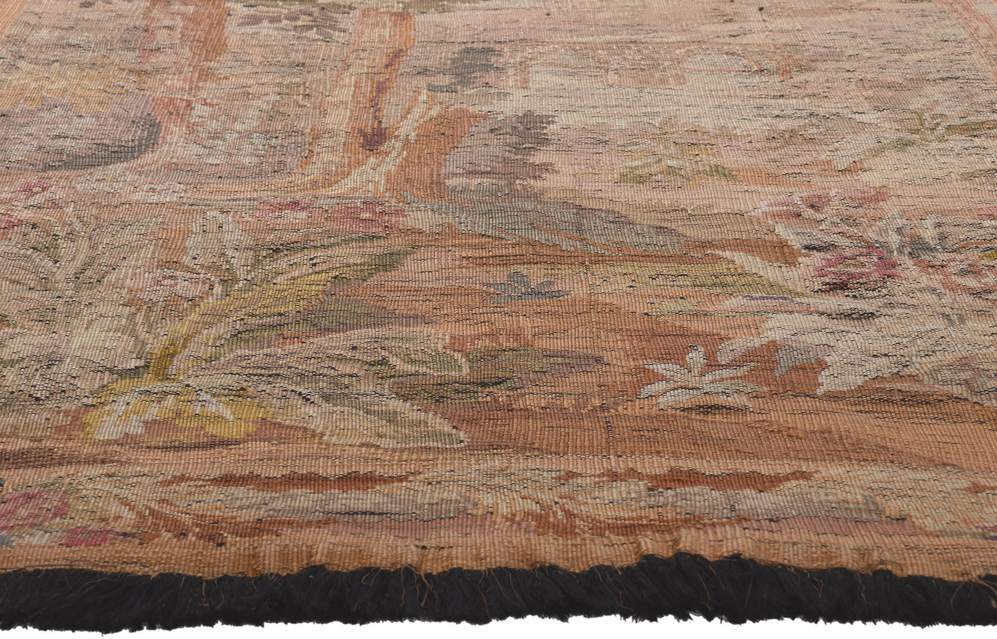5 x 6 Antique French Aubusson Tapestry 78653