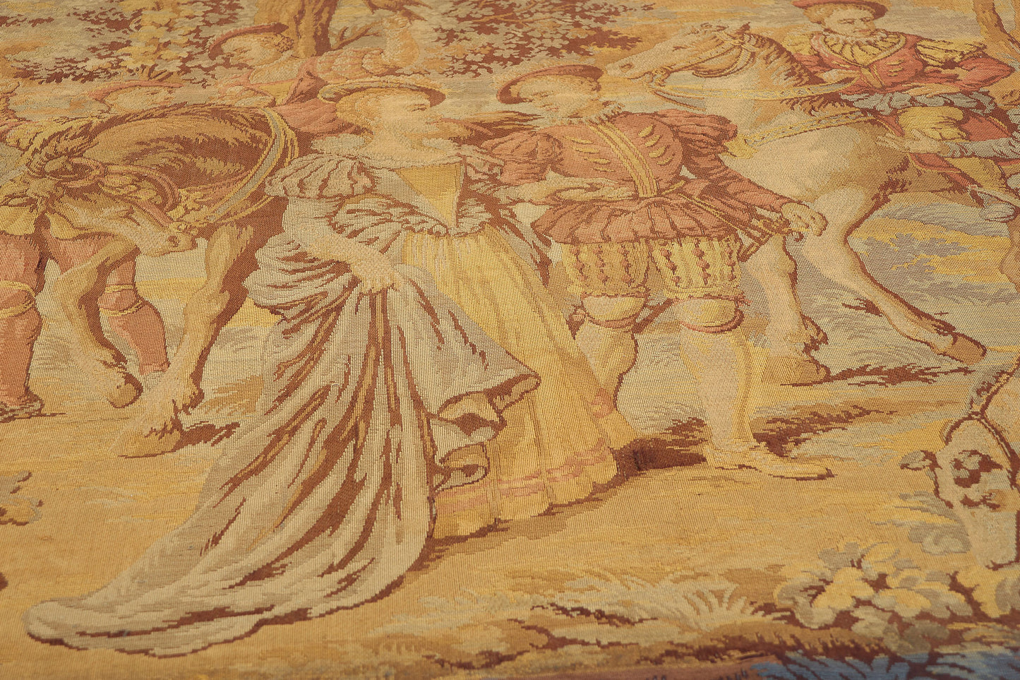 6 x 8 Antique French Aubusson Style Tapestry 77443