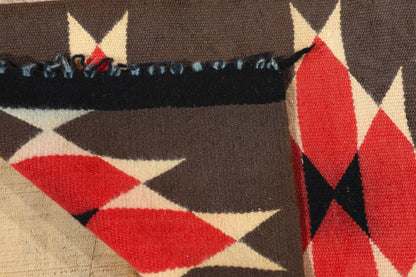 1 x 3 Antique Ganado Navajo Rug 78749