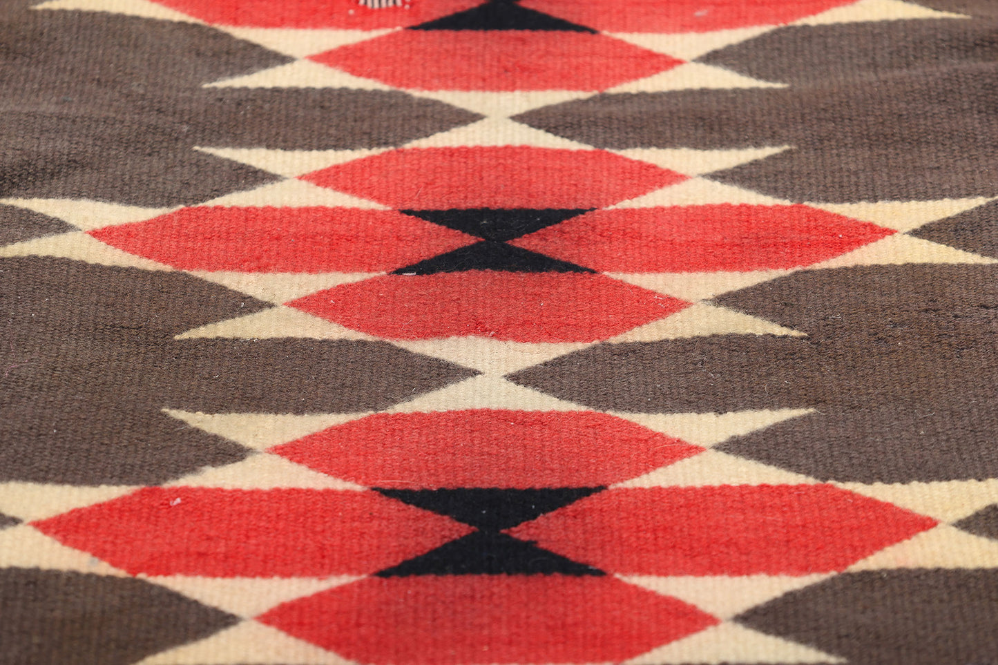 1 x 3 Antique Ganado Navajo Rug 78749