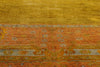 12 x 15 Antique-Worn Turkish Gold Oushak Rug 78742