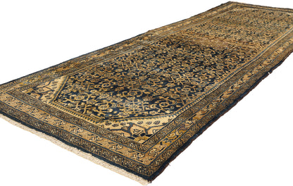 4 x 11 Antique Persian Hamadan Rug 73251