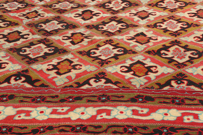 9 x 12 Antique Indian Kashmir Rug 71812