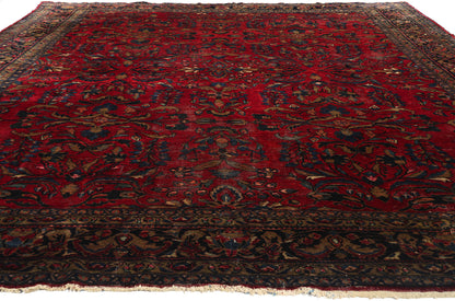 11 x 13 Antique Red Persian Lilihan Rug 78809