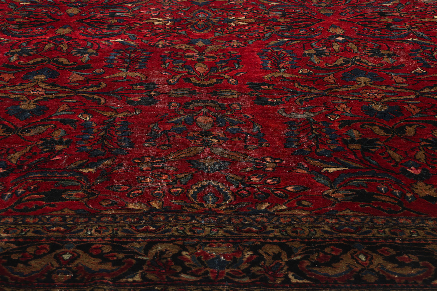 11 x 13 Antique Red Persian Lilihan Rug 78809